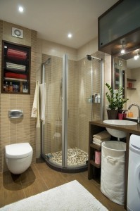 small bathroom in the flat