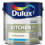 Dulux Kitchen Pure Brilliant White Matt Emulsion Paint 2.5L Departments DIY at B Q
