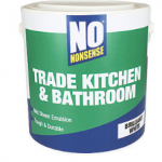 No Nonsense Kitchen Bathroom Emulsion Paint Brilliant White 2.5Ltr Emulsion Paints Screwfix.com