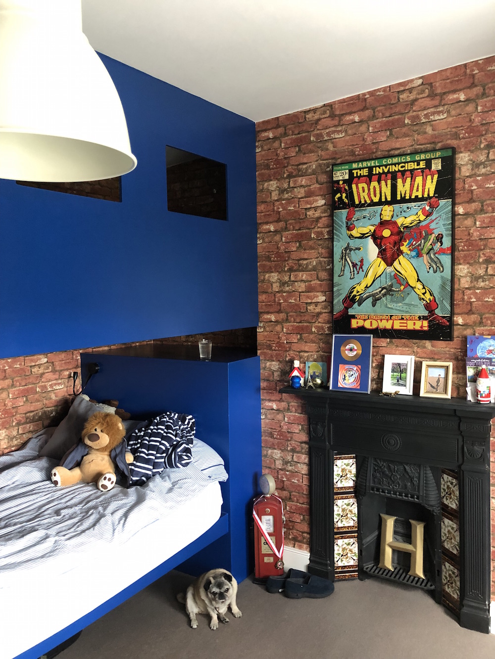 Blue children's bedroom furniture