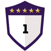 1+ ratings badge