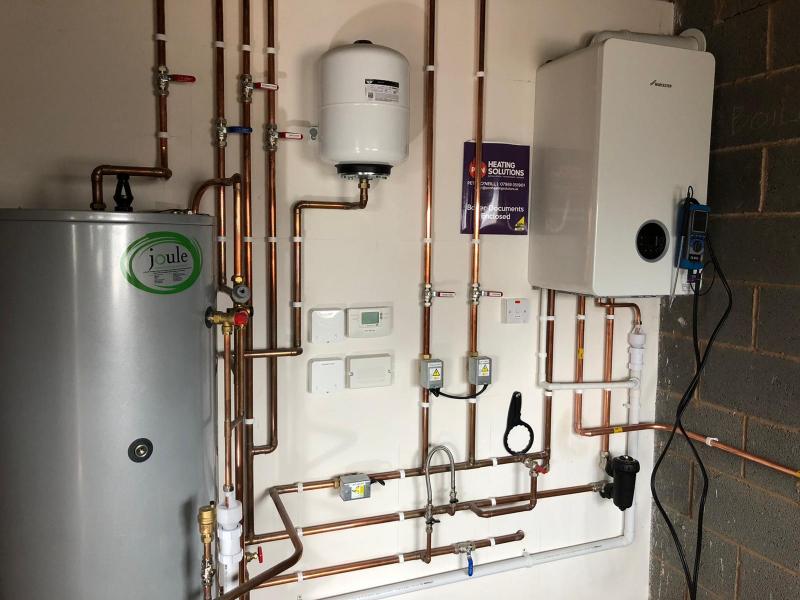 Combi Boiler complicated safe installation 