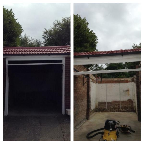 Removal of Asbestos Garage Roof Sheets
