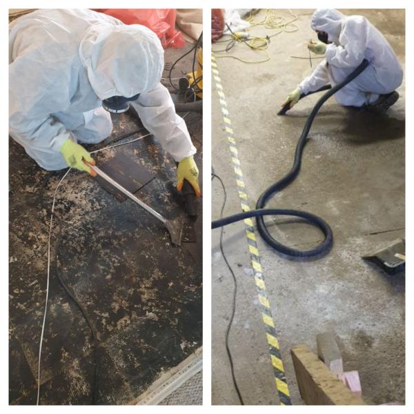 Environmental Clean and Floor Tile removal