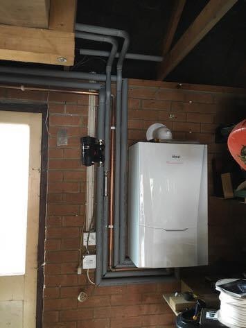 A rated boiler installation 